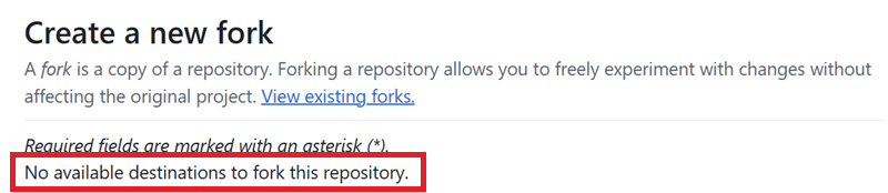 Already forked