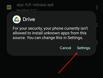 Google Drive安全提示
