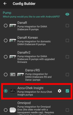 Screenshot 的 配置生成器 Insight