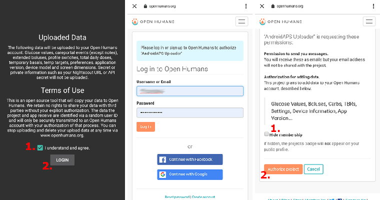 Open Humans 使用条款与登录