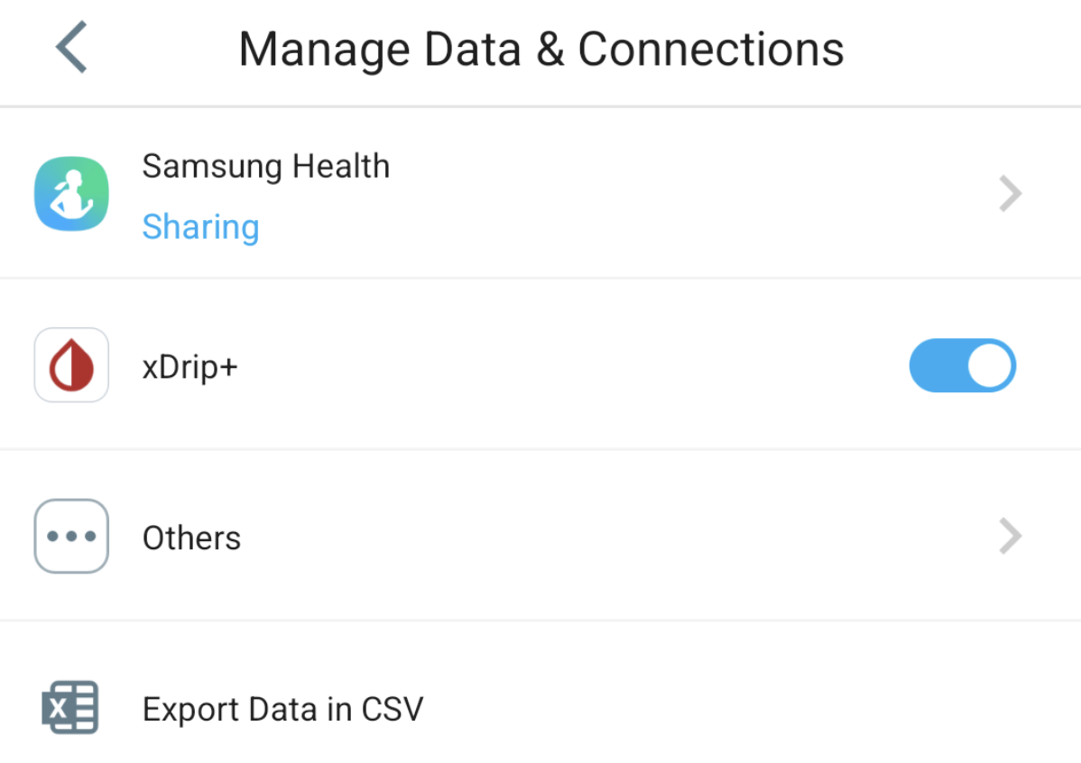 CareSens 应用数据连接