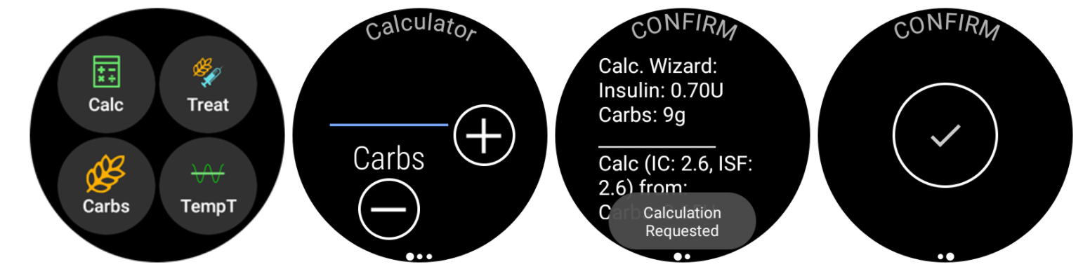 Wear action tile, sample calculator 